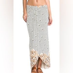 REVOLVE FREE PEOPLE Column Skirt in Antique Combo. MEDIUM